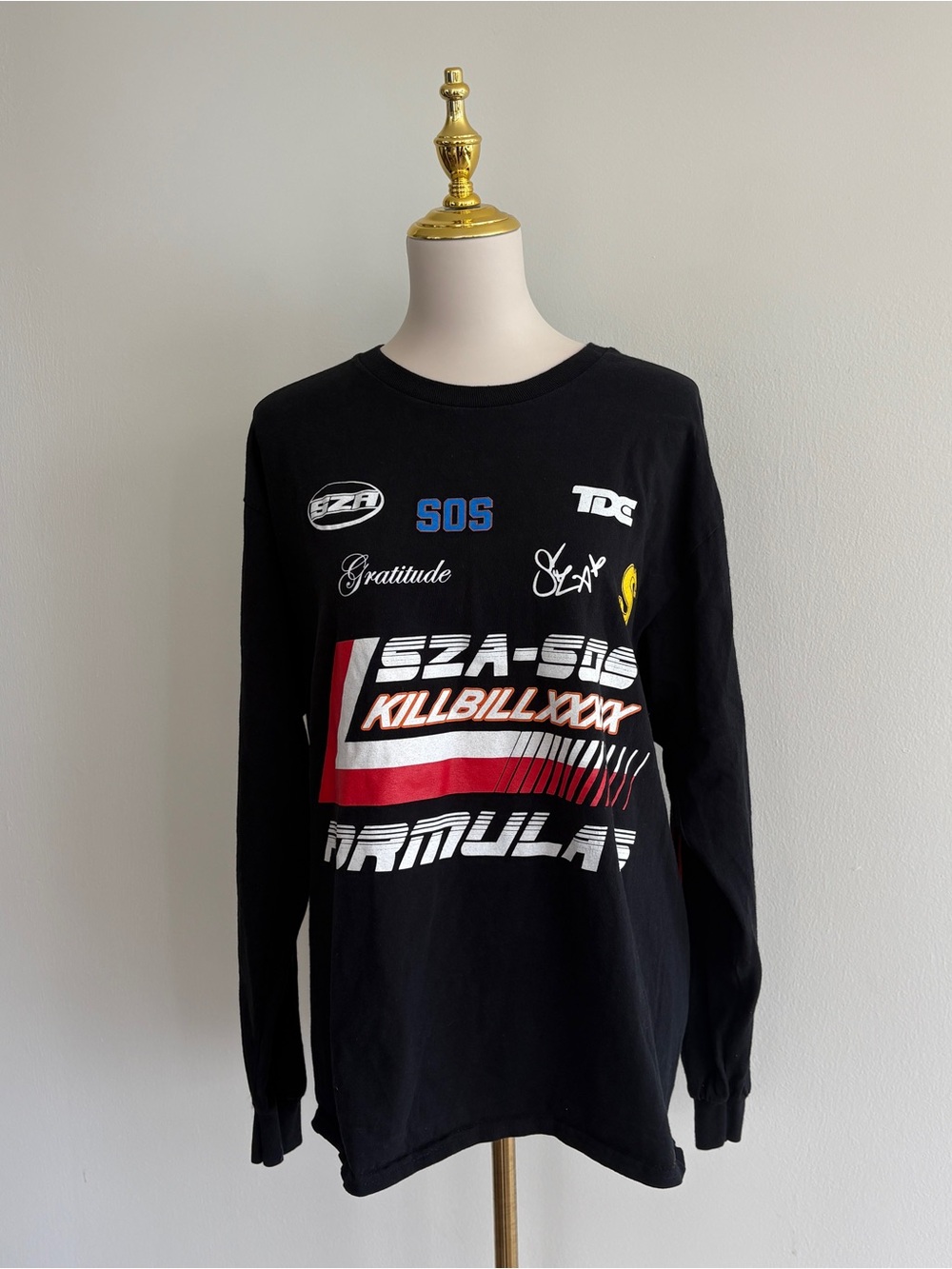 SZA SOS Kill Bill Formula S Moto Long Sleeve Shirt – Size L